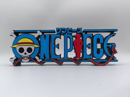 海贼王 航海王 One Piece Logo  立体字体 立牌 招牌 手办 摆件