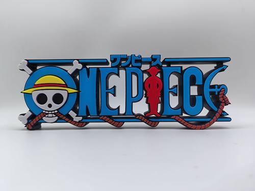 海贼王 航海王 One Piece Logo  立体字体 立牌 招牌 手办 摆件