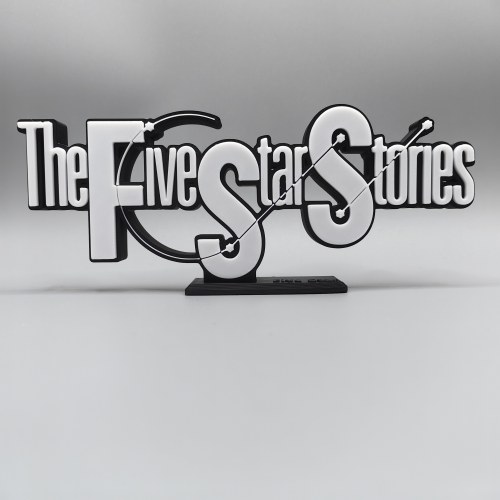 五星物语 The Five Star Stories Logo 立体字体 立牌 标志 摆件
