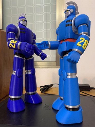 铁人28号全身可动手办玩具3D打印