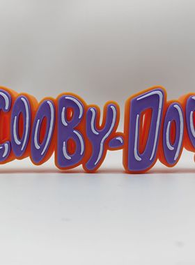 史酷比 Scooby Doo! Logo  立体字体 立牌 标志 高颜值 摆件