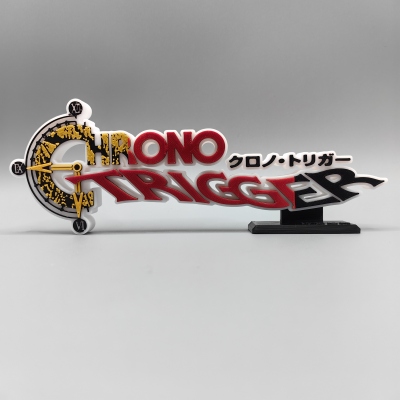 Chrono Trigger 时空之轮 立体字体 立牌 游戏LOGO 招牌桌面摆件