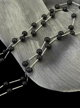 INSANE/云山 铜合金仿水晶项链 X•EVERYDAY百搭个性珠玑长项链