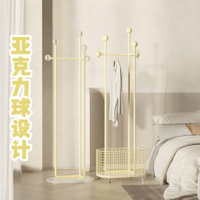 隔夜收纳移动轻奢入户衣帽架落地挂衣架转角卧室家用法式不占地方