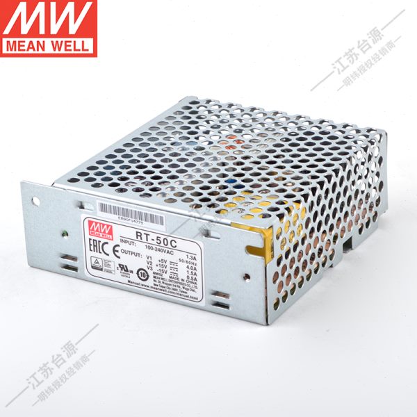 50W明纬RT-50C三组电源5V15V负15V开关电源4A1.5A0.5A替代net-35c