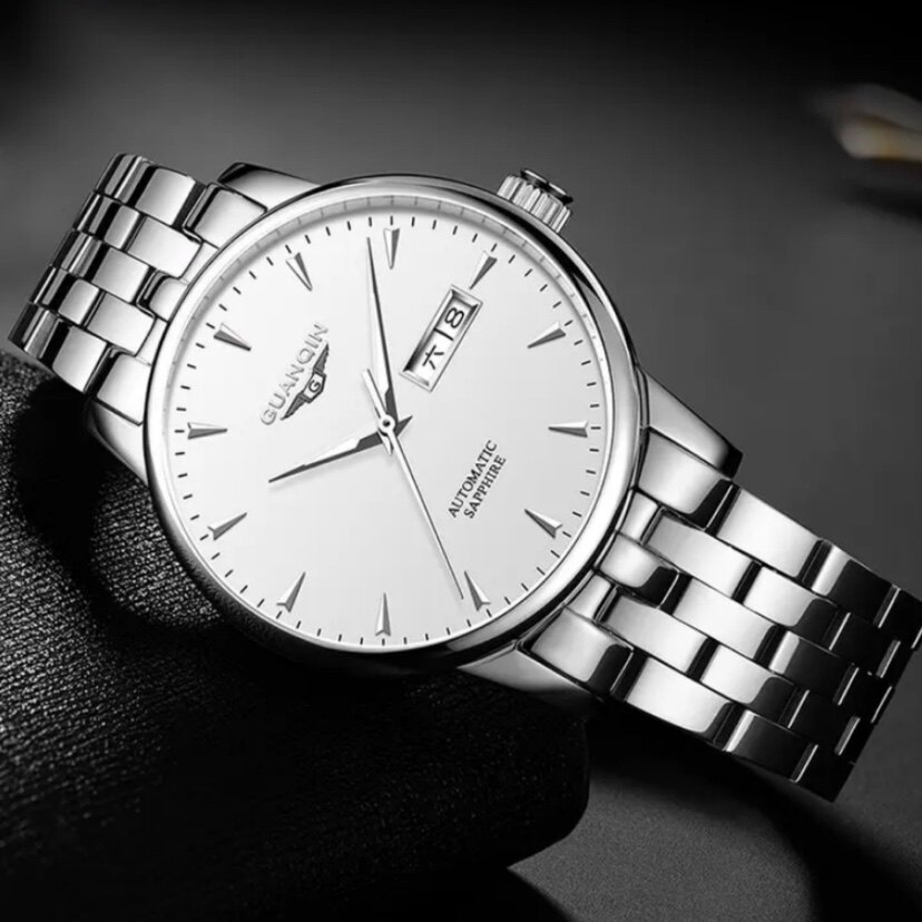 正品冠琴品牌男士手表机械表全自动国产潮流商务名牌防水男表瑞士