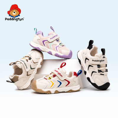 正品帕丁顿熊童鞋2025春夏季新款儿童学步鞋男女宝宝运动机能鞋子