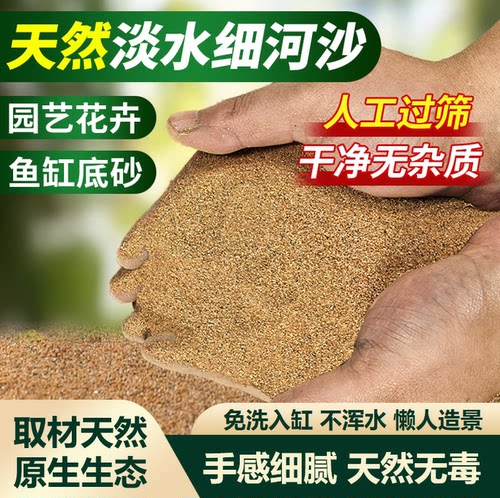 养花专用河沙粗河沙细河沙天然底砂乌龟孵化扦插多肉铺面包邮