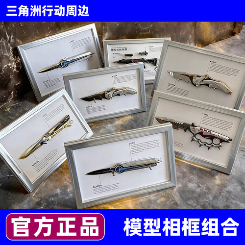 三角洲行动相框模型摆件