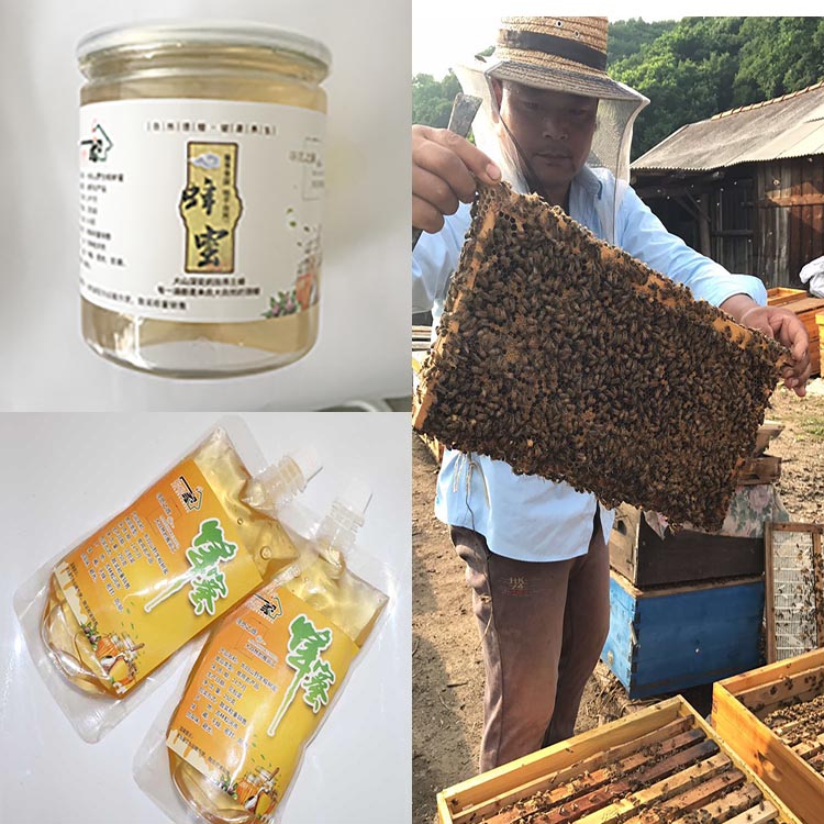 长白山蜂蜜农家自产土蜂蜜东北黑蜂椴树蜜结晶雪蜜包邮农产品天然