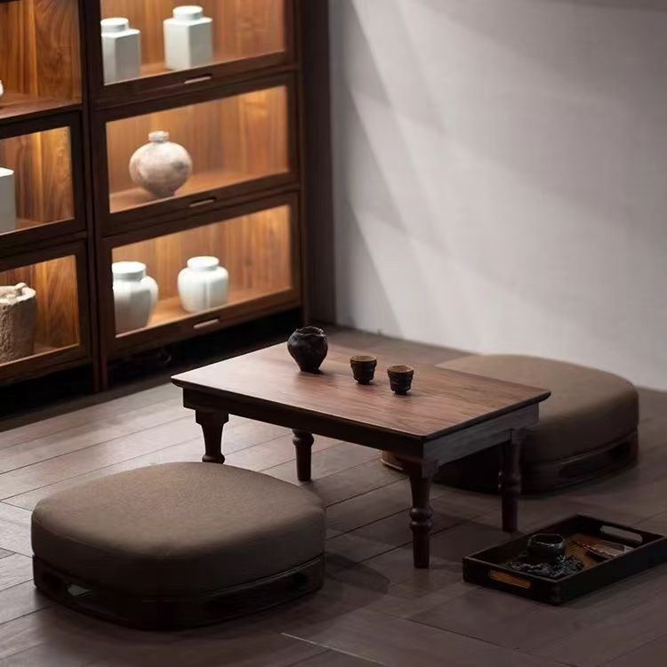实木飘窗小茶桌日式榻榻米茶桌小茶几新中式家用炕桌胡桃木小桌子