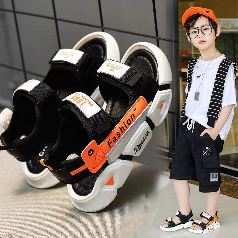 男童沙滩凉鞋2022夏季新款韩版儿童运动凉鞋软底防滑小男孩凉鞋