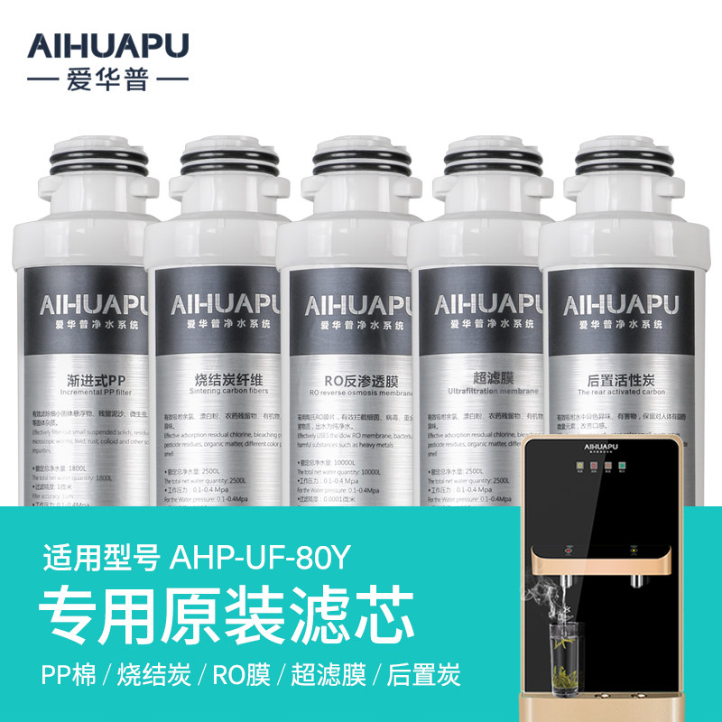 爱华普 80Y  净水器滤芯 PP棉/烧结碳/超滤膜/RO反渗透膜/后置碳