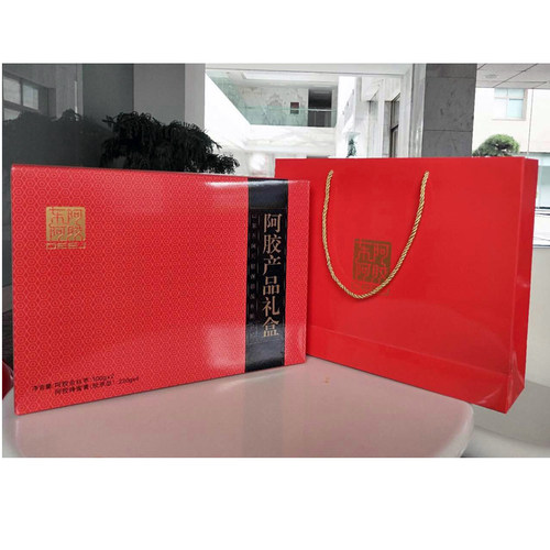 产品礼盒金丝枣220g*4瓶阿胶