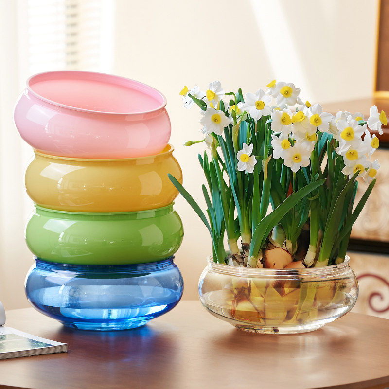 塑料花盆碗莲水仙铜钱草用