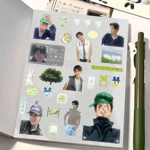 新款ortis咕卡素材kpop男团安乾镐严成玹金主训马丁赵雨凡周边diy