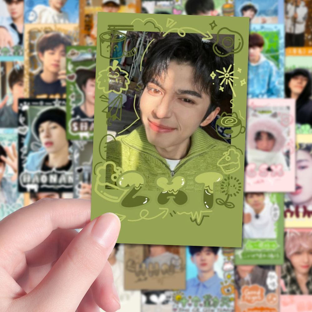 新款6张十个勤天拍立得贴纸应援物料高清高颜值陈少熙李昊帅哥diy