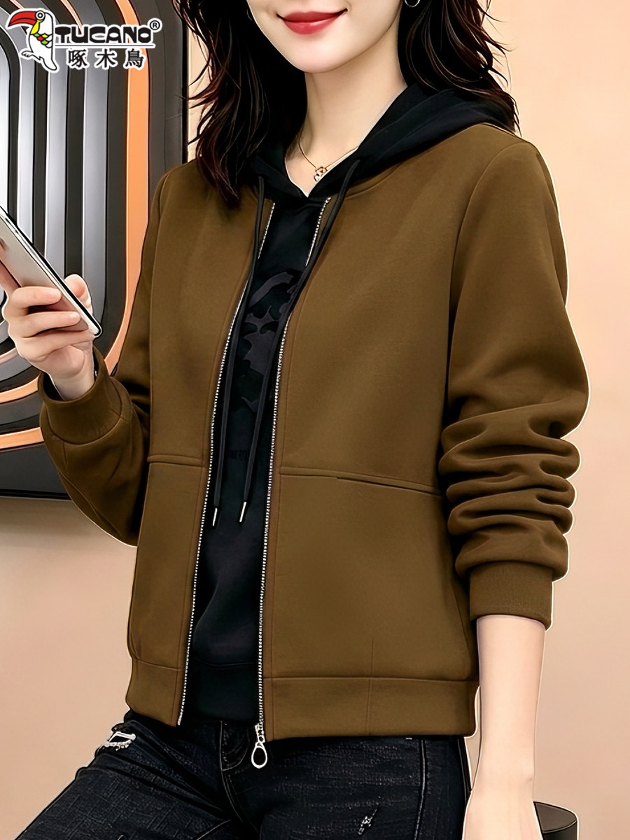 Qadın qısa yüngül jaket, beysbol yaxalı, yaz-payız üçün