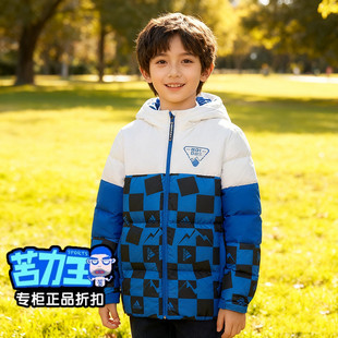 adidas保暖连帽运动羽绒服IN5205 款 阿迪达斯正品 外套儿童2025冬季