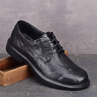 休闲鞋 外贸皮鞋 英伦百搭软底男士 男鞋 男真皮头层牛皮透气商务正装