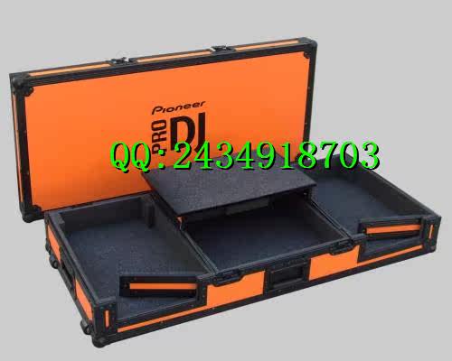 现货Pioneer CDJ2000+DJM2000飞行箱/DJ航空箱,打碟机箱(鲜橙色)