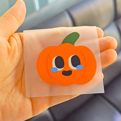 (满20包邮)五月天5525南瓜帆布包diy手作烫画定制热转贴周边