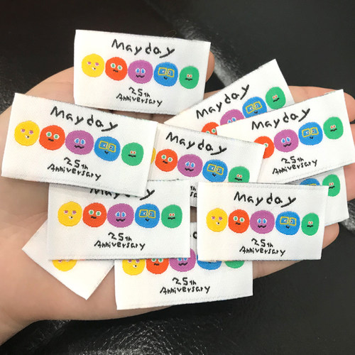 五月天周边演唱会应援布标织唛标可缝手工DIY布贴包包标处理超好