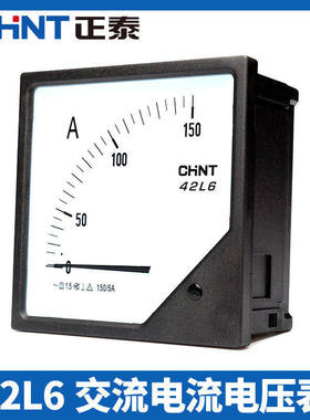 正泰电压表42L6-V 450V 42L6 150/200/300A1200A指针式交流电流表
