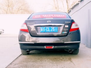 适用日产08-12款天籁尾喉改装不锈钢排气管尾气罩尾嘴烟管消音器