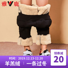 44元包邮  雅鹿 加绒加厚儿童卫裤