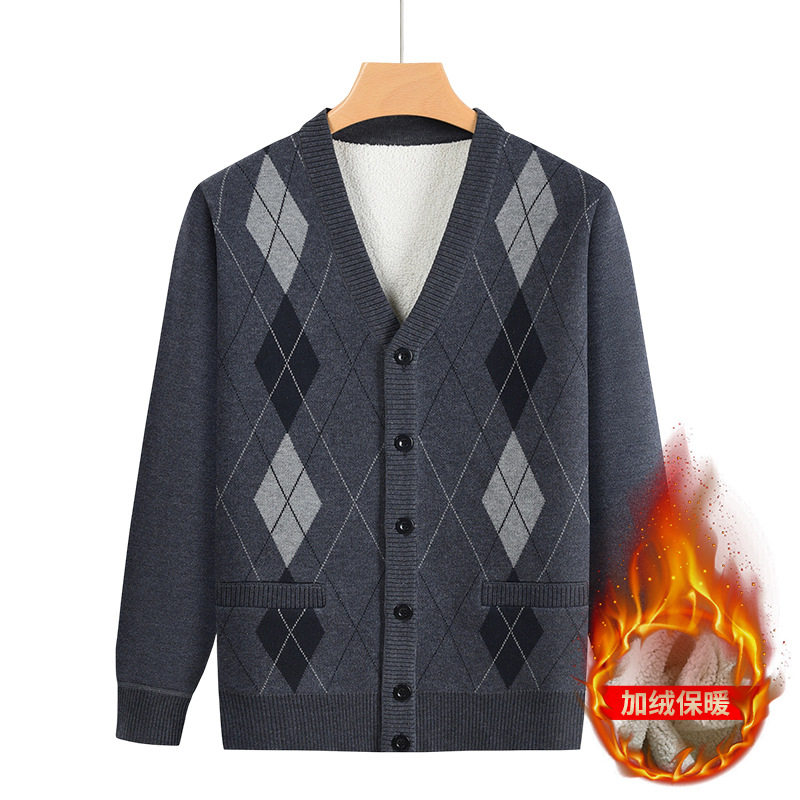 中老年人男毛衣开衫爷爷老人宽松针织衫爸爸春装秋冬季保暖衣外套,男装,中老年上装,淘宝优惠券,粉丝福利购,淘宝优惠卷