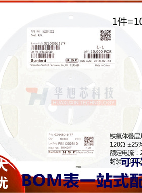 原装正品 0402贴片磁珠 120R 120欧 ±25% 200mA GZ1005D121TF
