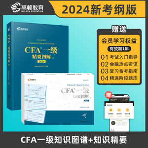 高顿教育2024CFA一级精要图解