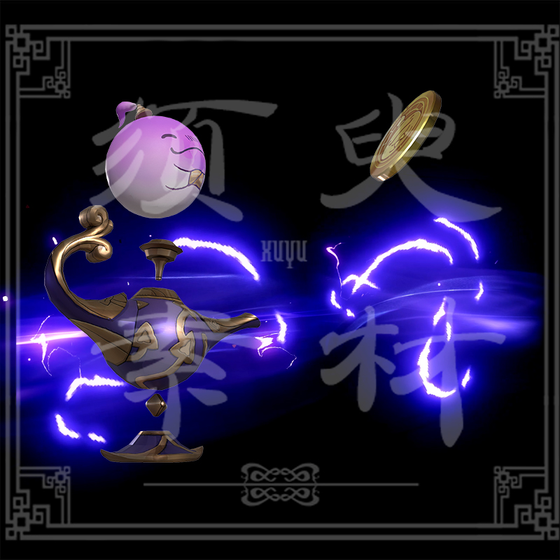 原神多莉cos特效后期合成素材