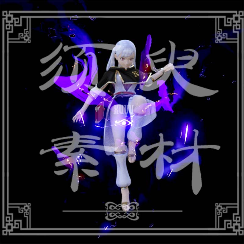 原神赛诺待机特效cos后期素材