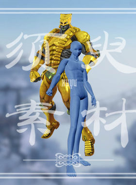 迪奥布兰度世界替身cos后期素材
