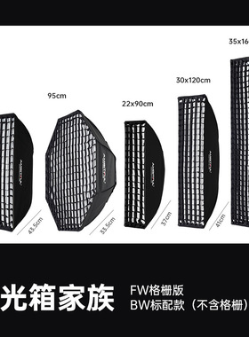 Ambitful志捷网格柔光箱保荣卡口灯罩直播补光灯方形闪光灯柔光罩
