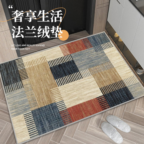 入户门地垫现代简约大面积全铺防滑垫厨房家用地毯门垫进门脚垫