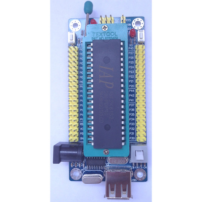 包邮STC学习IAP15F2K61S2/STC15F2K60S2小系统51单片机开发板送图