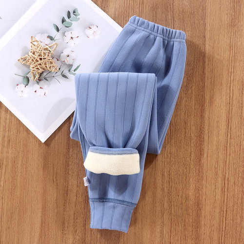 儿童保暖裤一体绒男童校服神器