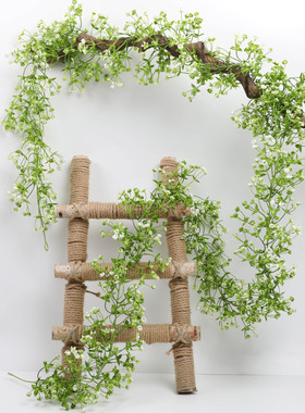 森系假花满天星仿真花藤条空调管道遮丑吊顶花卉户外婚庆装饰绿植