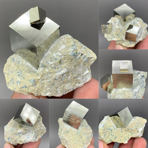 天然黄铁矿矿物晶体原石西班牙