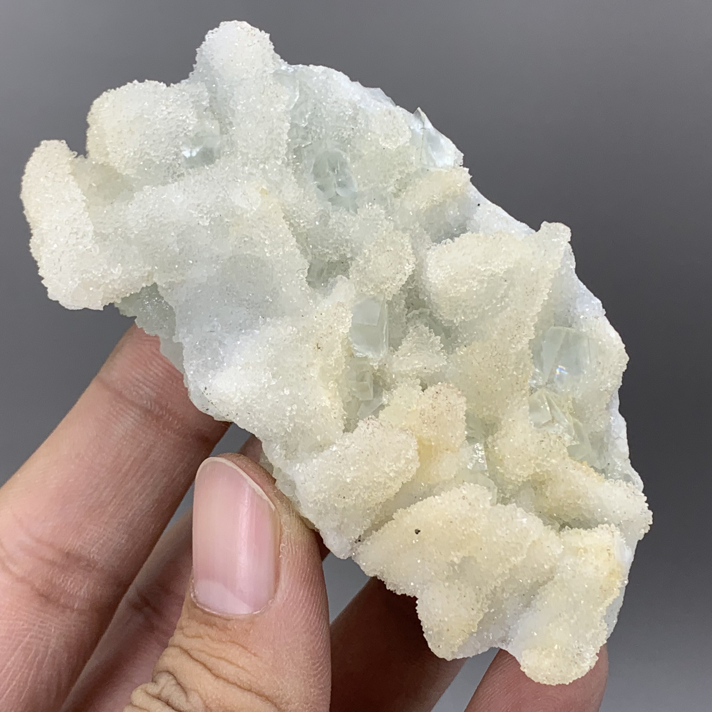 石英 萤石 共生 天然 矿物晶体矿石原石矿标石头观赏摆件收藏品