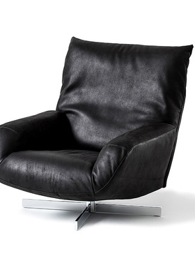 意式进口Edra人扶手椅子现客厅懒人沙发椅端设计师真皮座椅