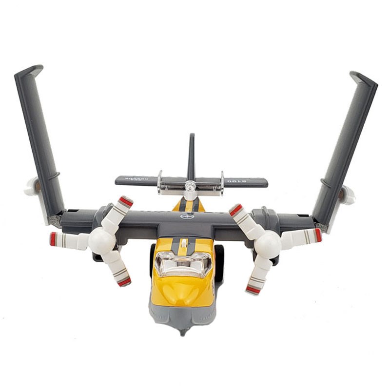 优选水上路两用合金飞机模型仿真金属声光回力运输机儿.童玩具收