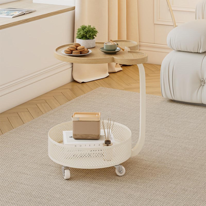 优选沙发边几轻奢高级感客厅可移动小茶几小桌子家用创Z意小推车