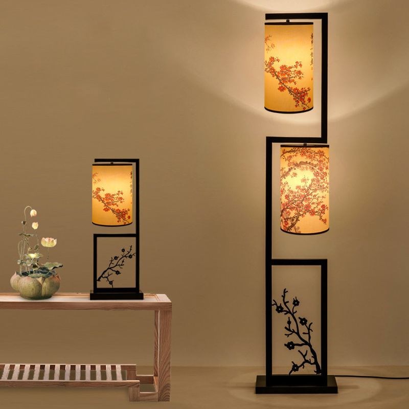 优选宋代美学落地灯m古风梅花中式古典中国风彷古立式台灯创意印