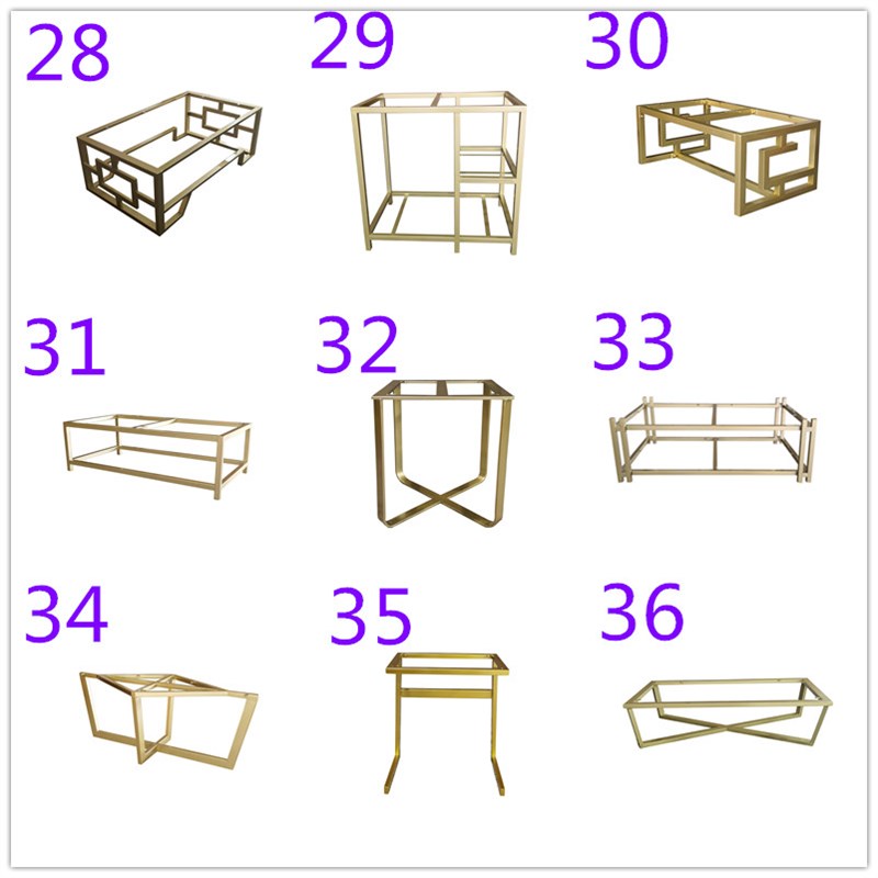 优选定制桌腿支R架大理石桌子腿大板桌岩板桌脚茶几架子餐桌桌架