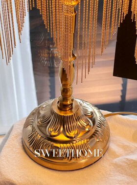 优选SweetHome *法式流苏 新中式复古卧室床头装饰氛围.感轻奢客