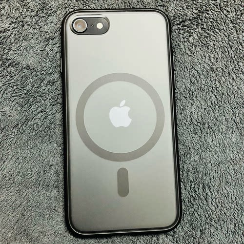 适用苹果SE3磁吸壳iPhonese2手机壳半透磨砂肤感全包防摔保护套